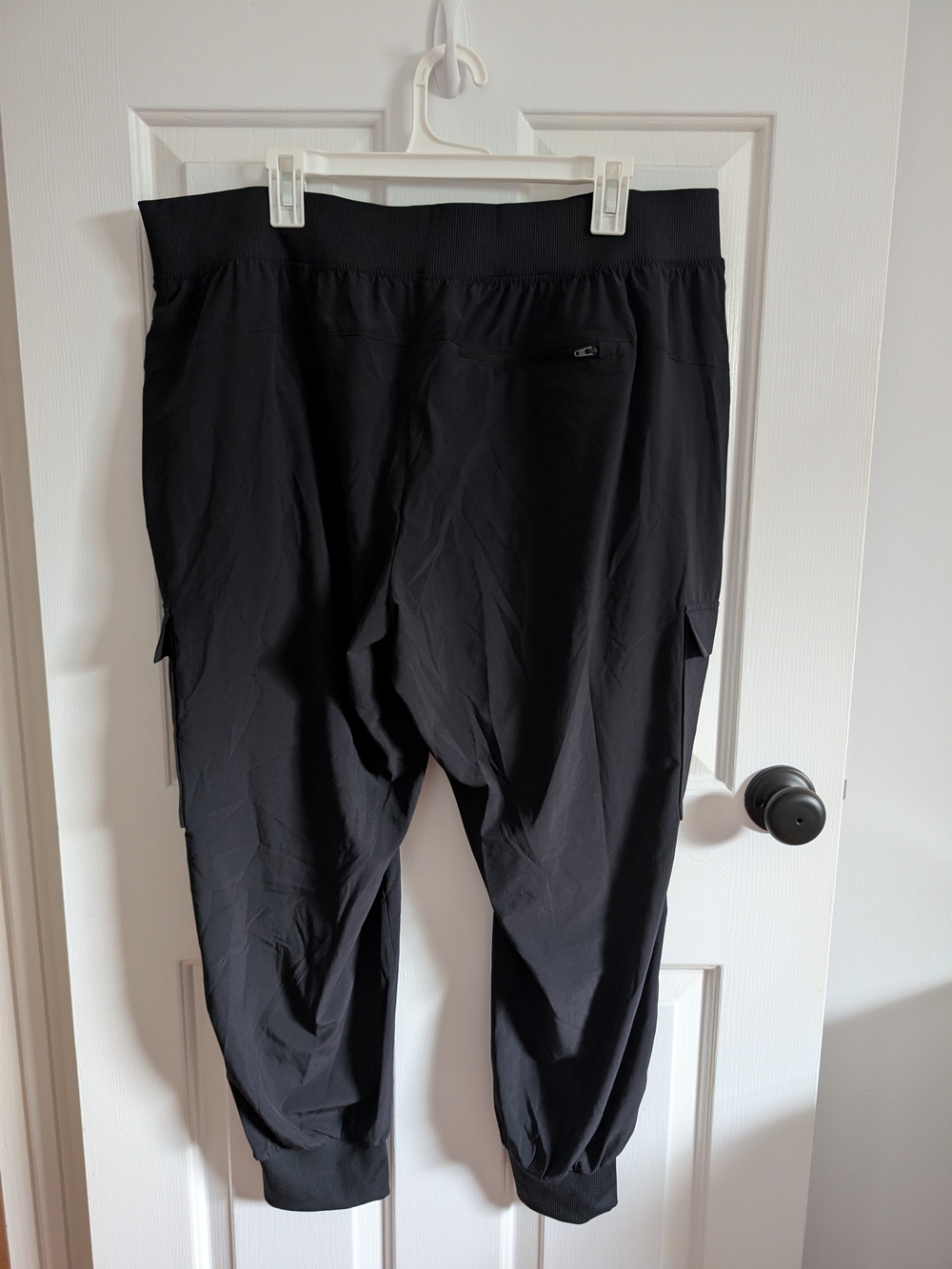 all in motion Women's Black Cargo Joggers Drawstring Waist Size 1X - Picture 2 of 8